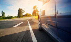 Car on side of the road