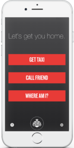 SaferRide App Screenshot