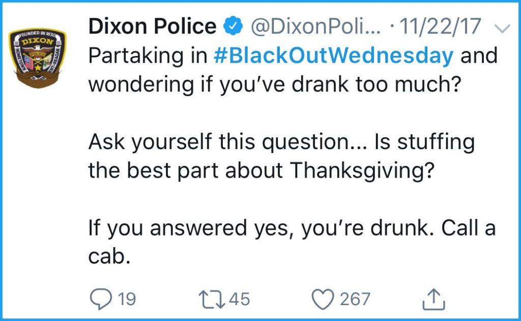 Twitter Post About Blackout Wednesday