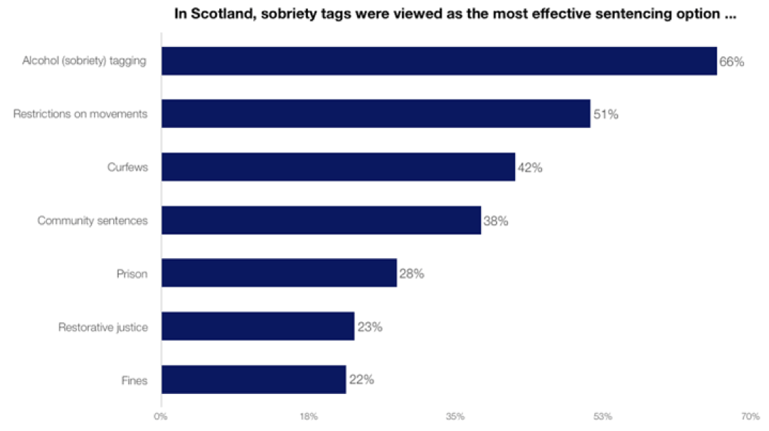 Scotland poll use of sobriety tags as sentencing option