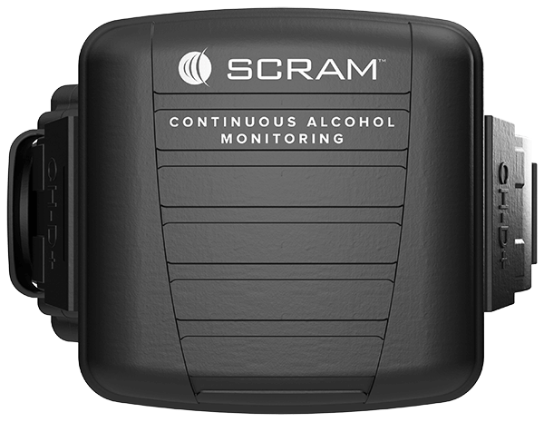 The SCRAM CAM® bracelet alcohol ankle monitor.