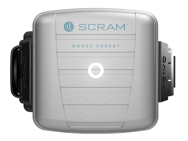 The SCRAM house arrest ankle bracelet water resistant design allows clients optimal flexibility.