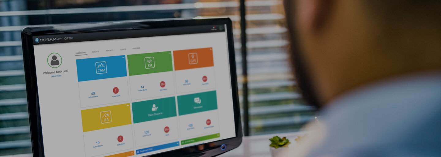 SCRAM Optix™ Electronic Monitoring Caseload Management SCRAM Systems