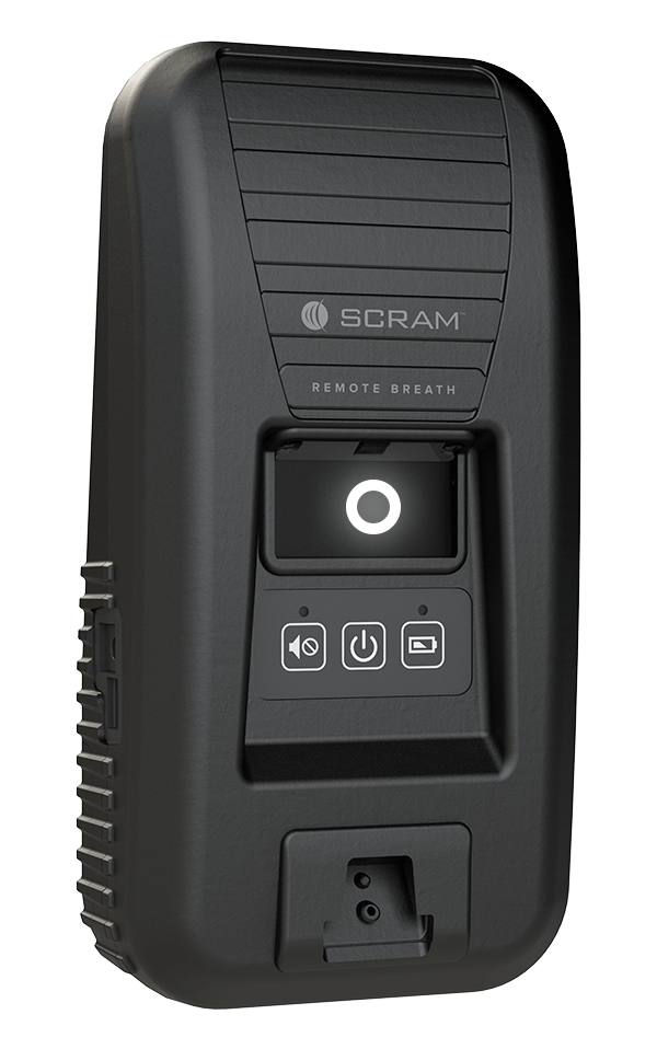 SCRAM Remote Breath allows for random, scheduled, and on-demand tests.