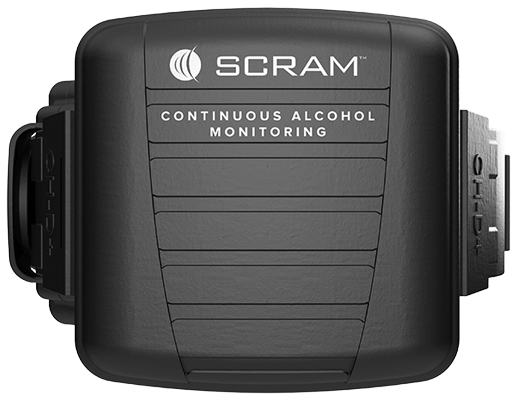 The SCRAM CAM® bracelet alcohol ankle monitor.