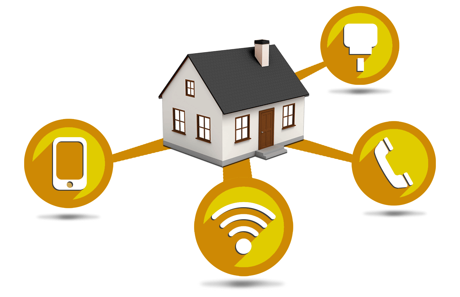 This diagram shows how the SCRAM house arrest ankle bracelet can connect to Ethernet, Wi-Fi, standard or digital phone lines, DSL, Vonage®, and cellular.