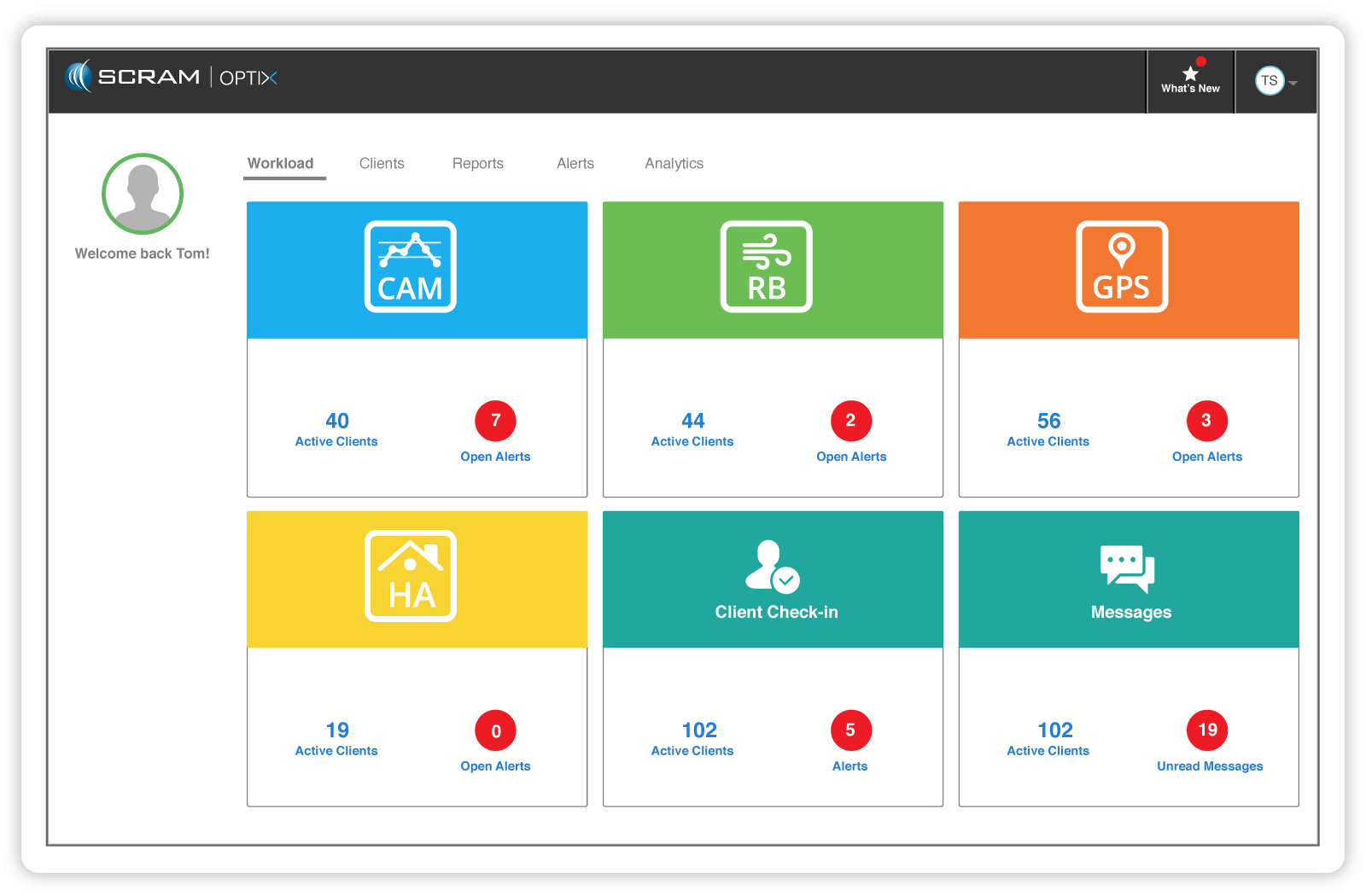 Electronic monitoring caseload management software allows officers to manage their entire caseloads with a single sign-on.