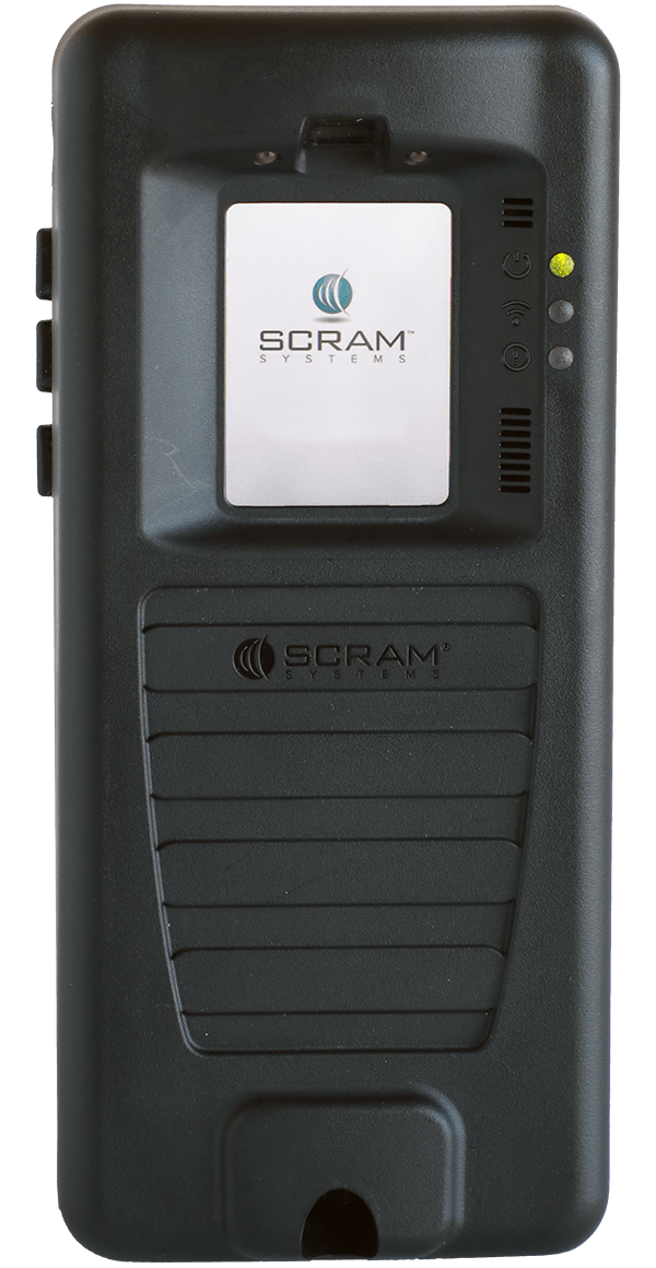 The SCRAM Remote Breath Pro breath alcohol testing device for alcohol monitoring.